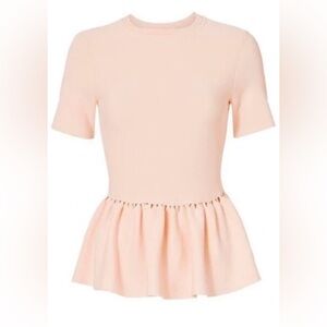 Jonathan Simkhai Peplum Top Size Extra Small